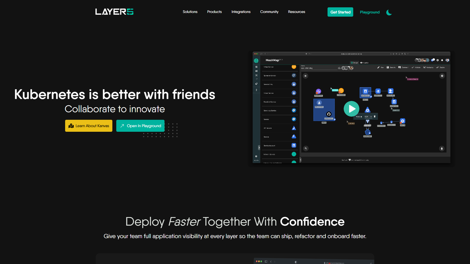 Layer5 Meshery platform website